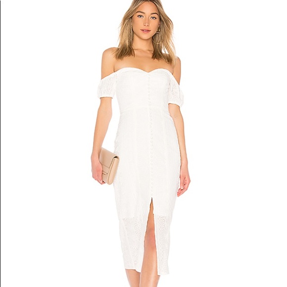 finders keepers midnight midi dress